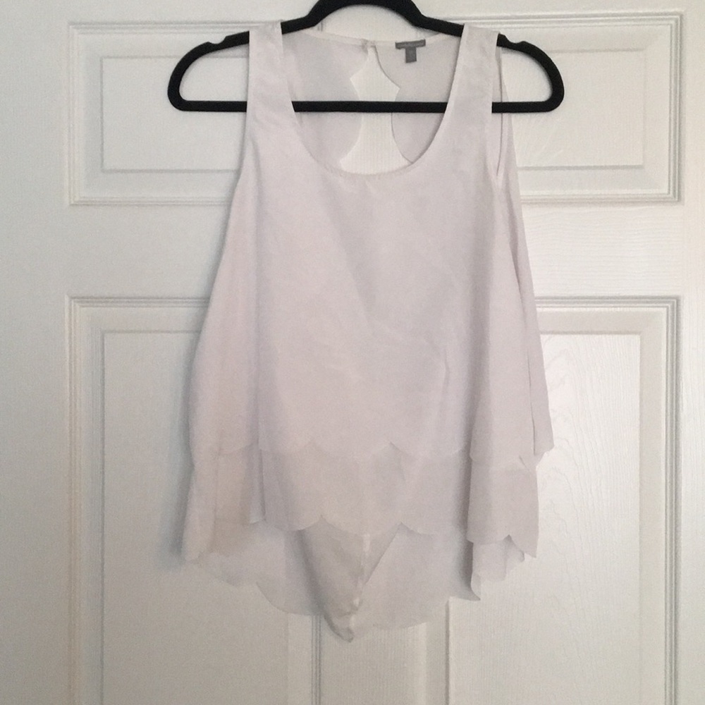 White High-low Camisole